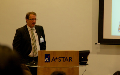 Dr Jeffrey Morse speaking at the U.S.-Singapore Workshop on Nanomanufacturing Technologies